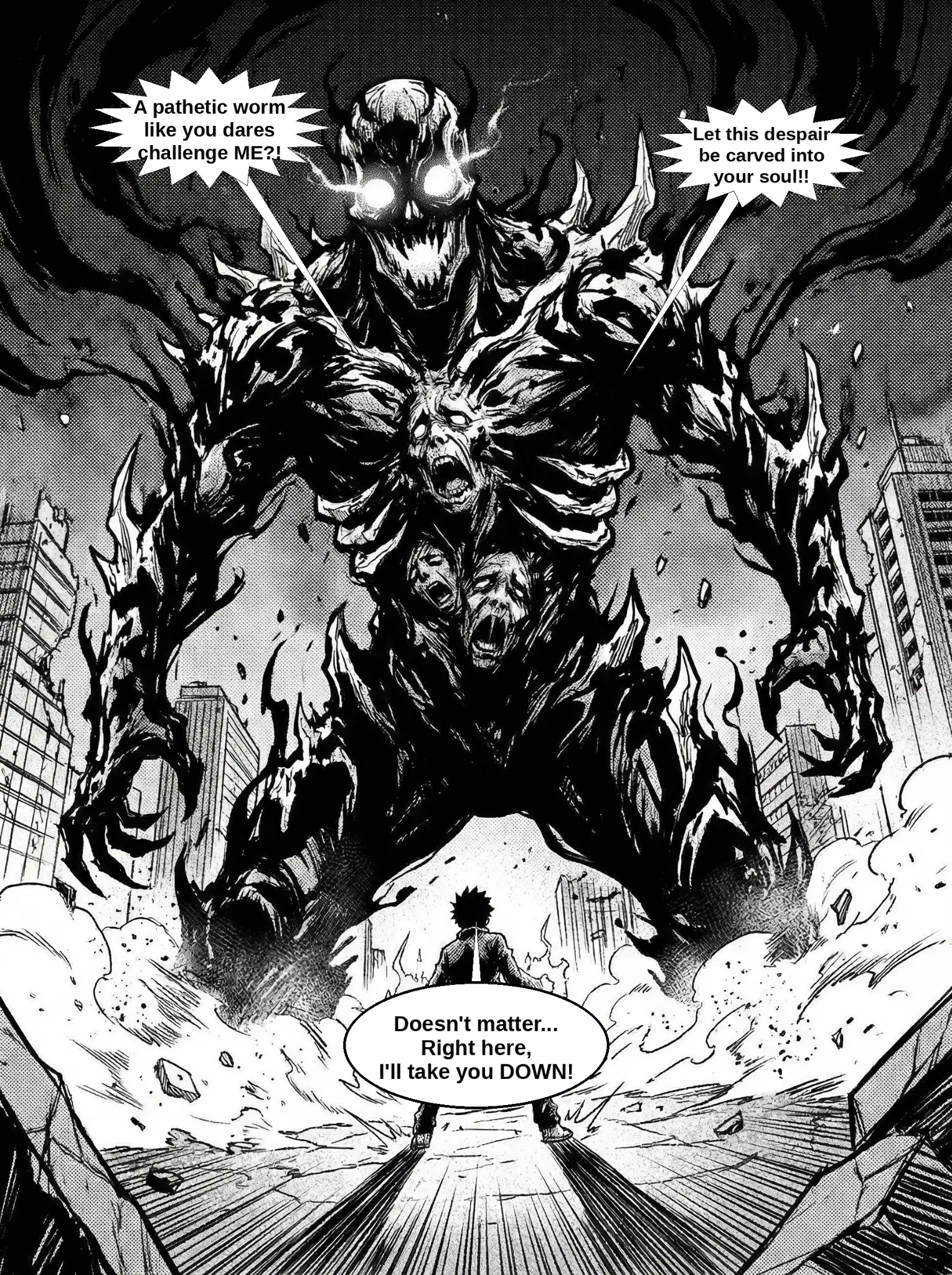 Manga after translation