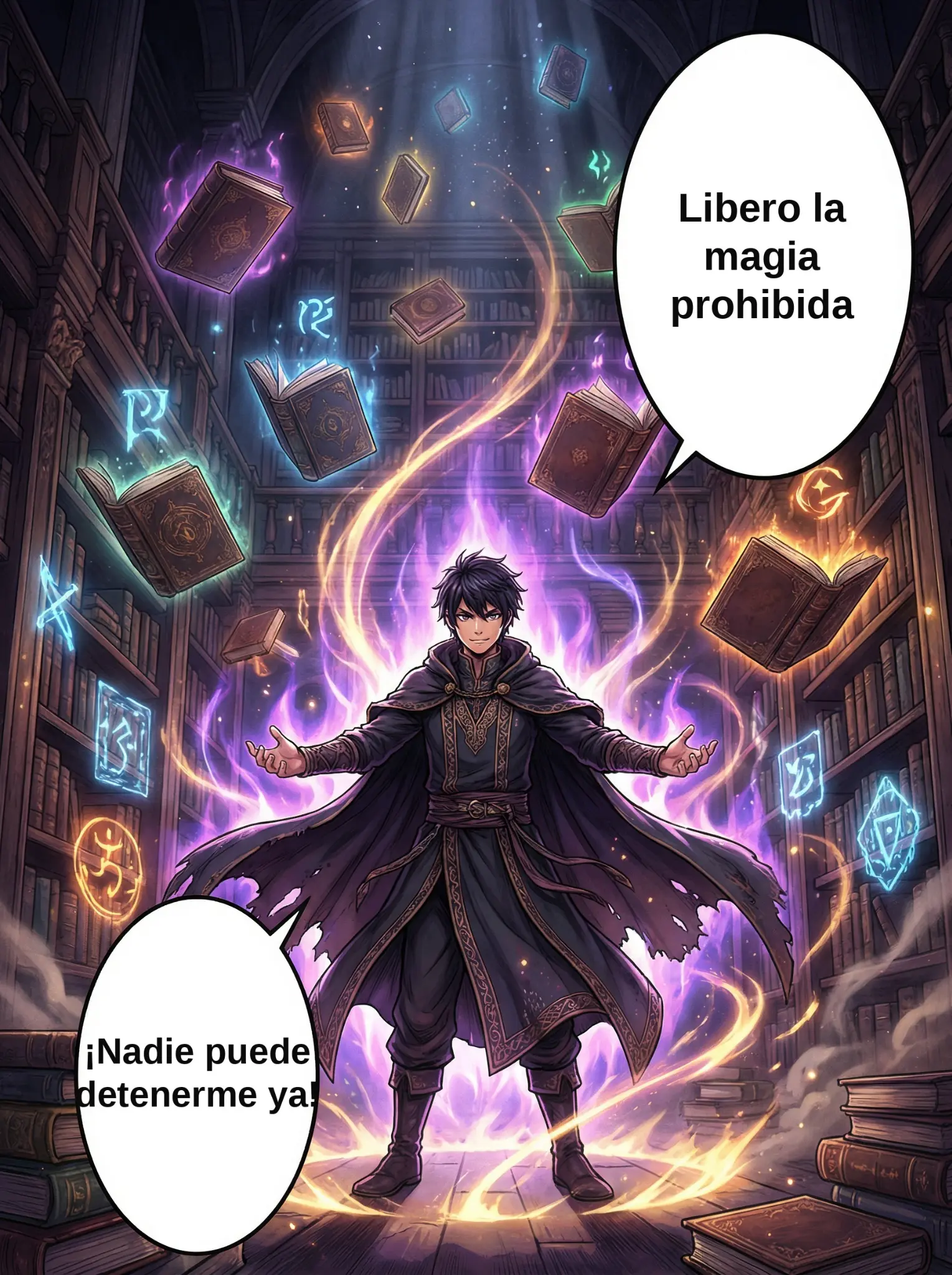 Manga después de la traducción