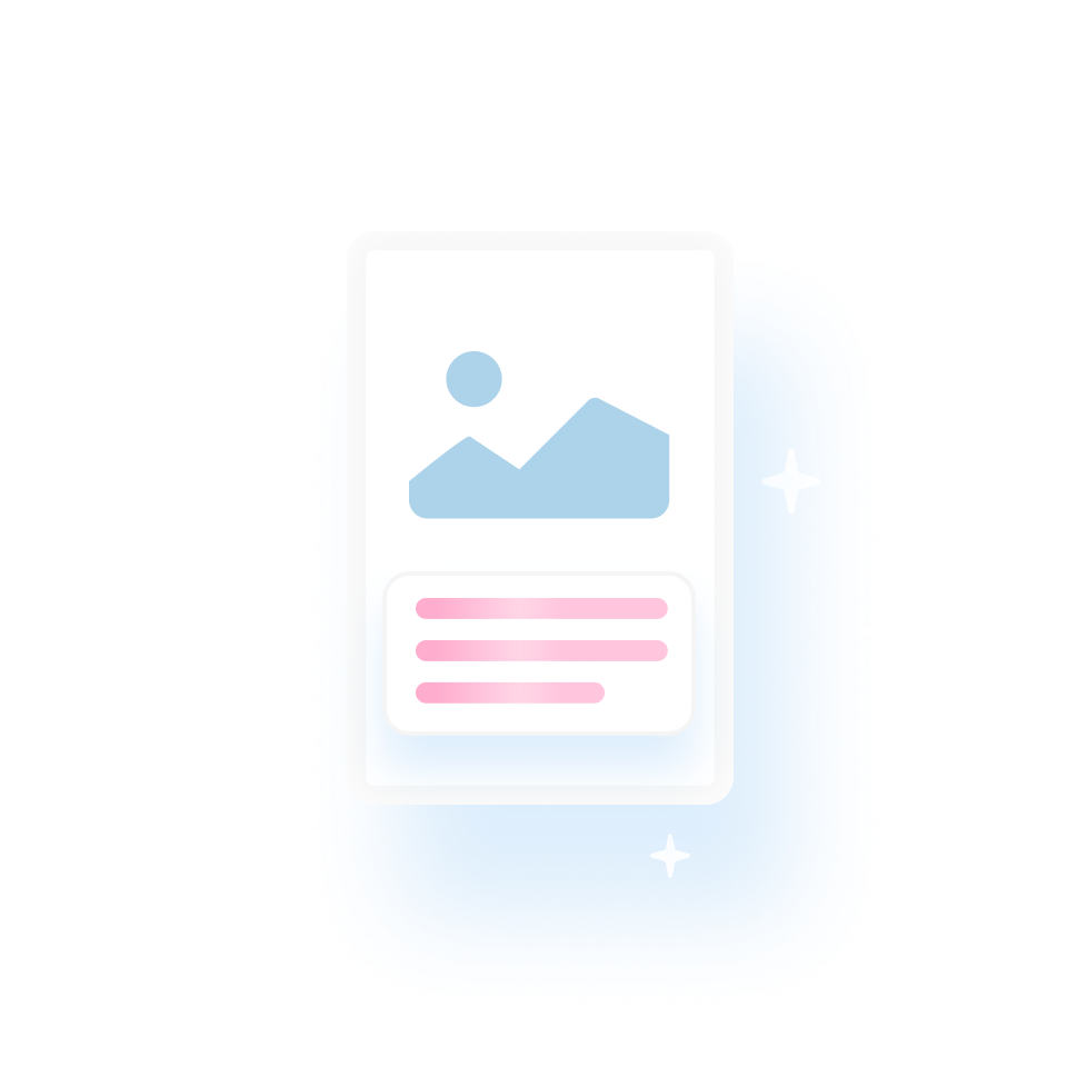 Natural text overlay