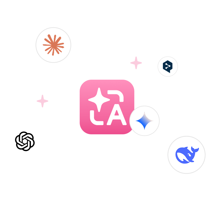 Multiple AI translation engines